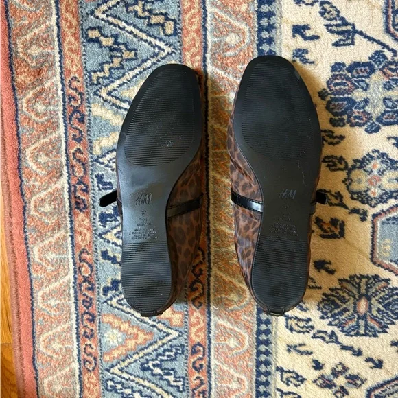 H&M Leopard Print Mary Jane Flats - Picture 6 of 7